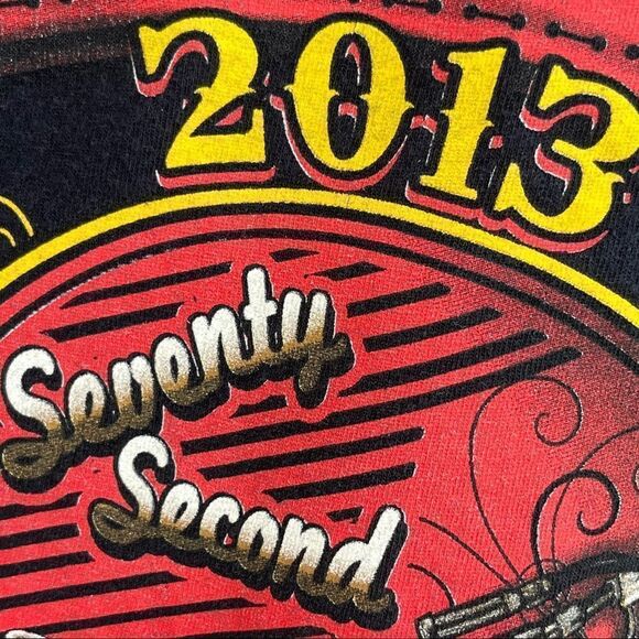 Daytona 72nd Annual Bike Week 2013 Black Muscle Tank M - Picture 4 of 4